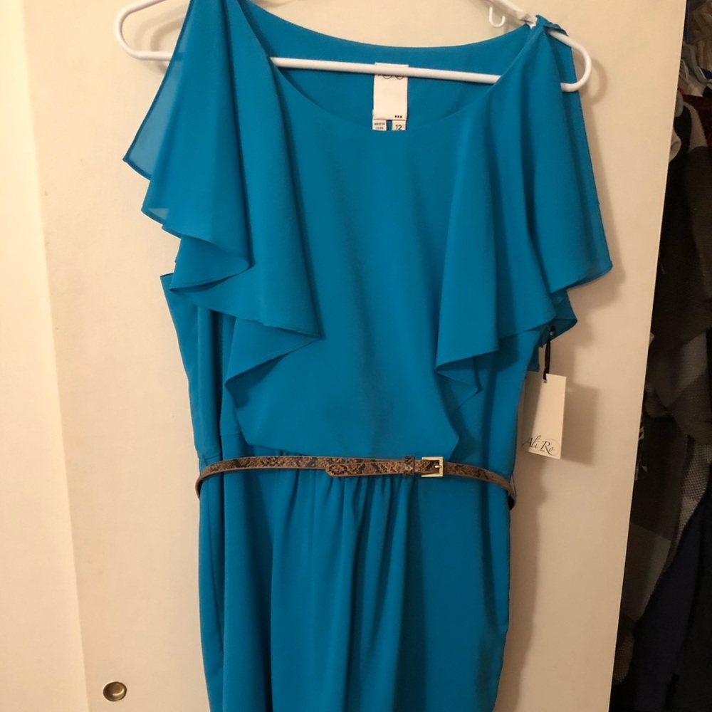 Ali-Ro med blue size 12 dress.